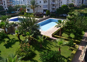 قريبة من البحر - شقة غرفتين وصالة - مفروشة -ضمن مجمع- مهموتلار / الانيا 