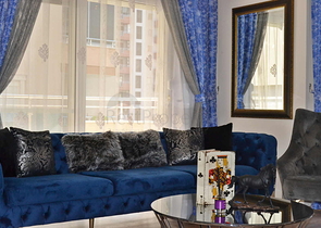 قريبة من البحر - شقة غرفتين وصالة - مفروشة -ضمن مجمع- مهموتلار / الانيا 