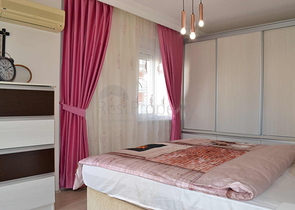 قريبة من البحر - شقة غرفتين وصالة - مفروشة -ضمن مجمع- مهموتلار / الانيا 