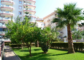 قريبة من البحر - شقة غرفتين وصالة - مفروشة -ضمن مجمع- مهموتلار / الانيا 