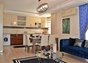 قريبة من البحر - شقة غرفتين وصالة - مفروشة -ضمن مجمع- مهموتلار / الانيا 