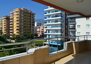 قريبة من البحر - شقة غرفتين وصالة - مفروشة -ضمن مجمع- مهموتلار / الانيا 