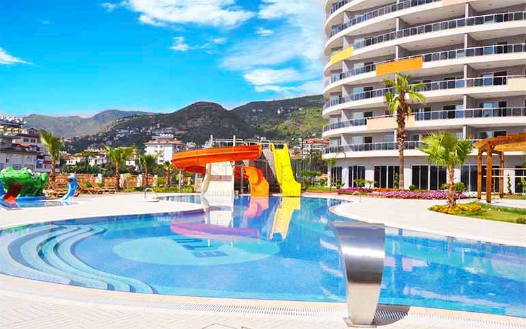 مجمع بخدمات 5 نجوم - شقة مفروشة - في منطقة جيكجلي / الانيا 