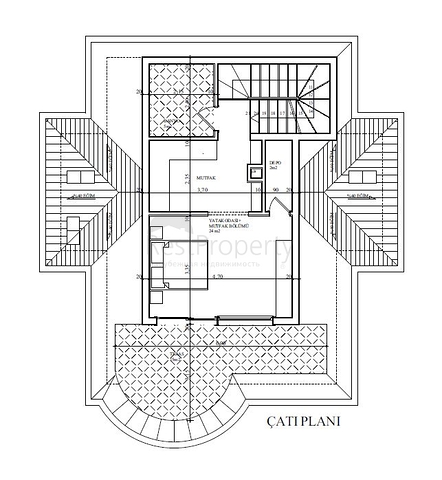 فيلا مستقلة - مسبح خاص -اطلالة بحر - 3 غرف وصالة- في كارجي جاك / الانيا 