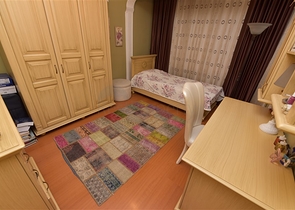 اول صف على البحر - اطلالة مباشرة - شقة مفروشة 3 غرف- في مركز الانيا 