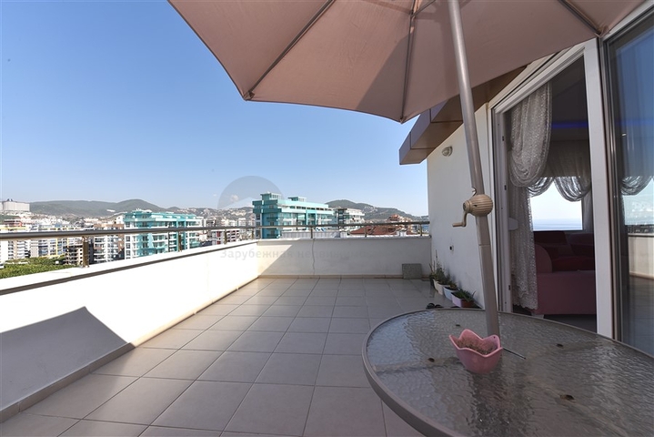 اطلالة بحر - دوبلكس 3 غرف وصالة -مفروشة - في مهموتلار / الانيا 