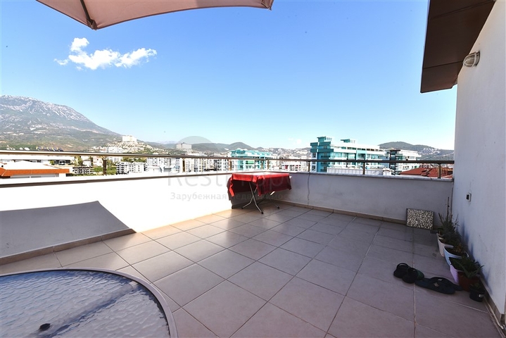 اطلالة بحر - دوبلكس 3 غرف وصالة -مفروشة - في مهموتلار / الانيا 