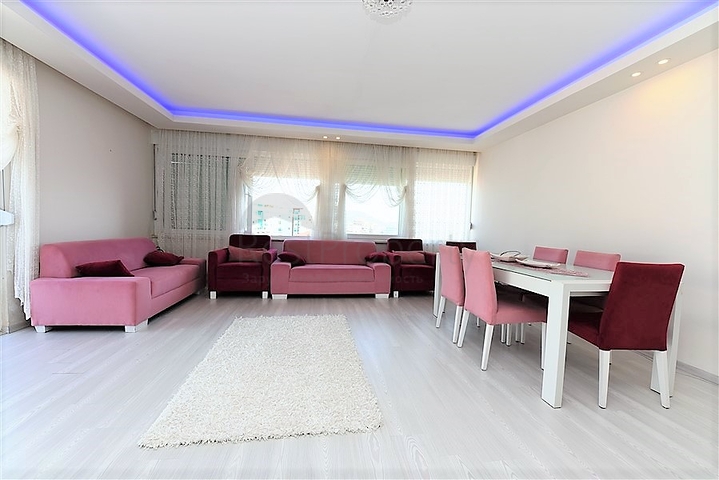 اطلالة بحر - دوبلكس 3 غرف وصالة -مفروشة - في مهموتلار / الانيا 