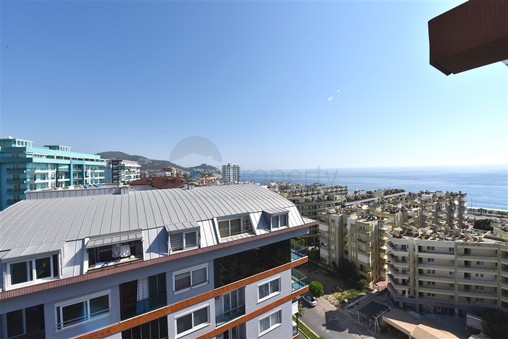 اطلالة بحر - دوبلكس 3 غرف وصالة -مفروشة - في مهموتلار / الانيا 