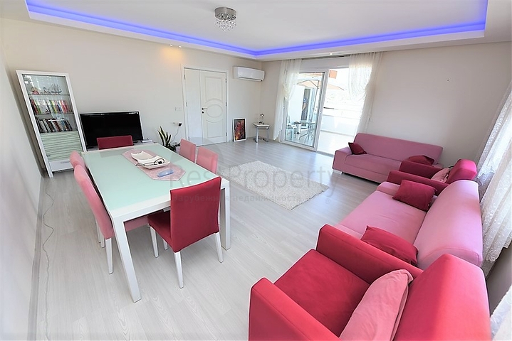 اطلالة بحر - دوبلكس 3 غرف وصالة -مفروشة - في مهموتلار / الانيا 