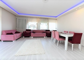 اطلالة بحر - دوبلكس 3 غرف وصالة -مفروشة - في مهموتلار / الانيا 