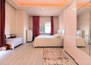 اطلالة بحر - دوبلكس 3 غرف وصالة -مفروشة - في مهموتلار / الانيا 