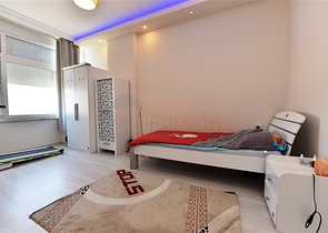 اطلالة بحر - دوبلكس 3 غرف وصالة -مفروشة - في مهموتلار / الانيا 