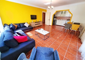 شقة عائلية - غرفتين وصالة - مفروشة - في مهموتلار / الانيا 