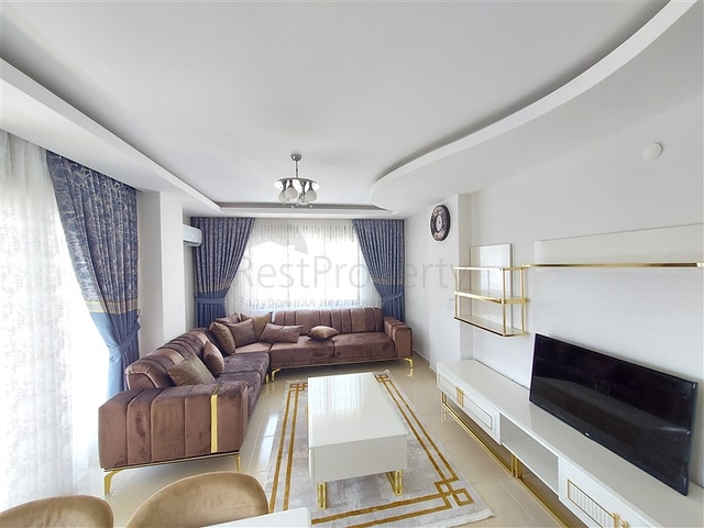 بنتهاوس انيقة - مفروشة - 2 غرفة وصالة - في مهموتلار / الانيا