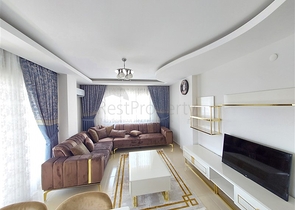 بنتهاوس انيقة - مفروشة - 2 غرفة وصالة - في مهموتلار / الانيا