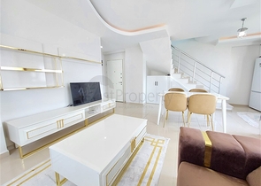 بنتهاوس انيقة - مفروشة - 2 غرفة وصالة - في مهموتلار / الانيا