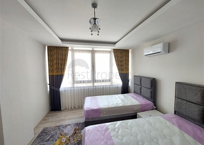 بنتهاوس انيقة - مفروشة - 2 غرفة وصالة - في مهموتلار / الانيا