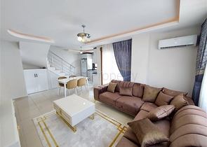 بنتهاوس انيقة - مفروشة - 2 غرفة وصالة - في مهموتلار / الانيا