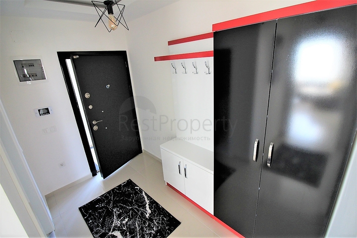 اطلالة بحر - شقة مفروشة - غرفة وصالة - بجانب الاسواق - في مهموتلار / الانيا