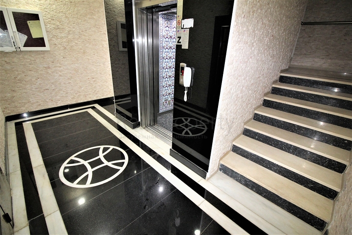 اطلالة بحر - شقة مفروشة - غرفة وصالة - بجانب الاسواق - في مهموتلار / الانيا