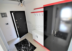 اطلالة بحر - شقة مفروشة - غرفة وصالة - بجانب الاسواق - في مهموتلار / الانيا