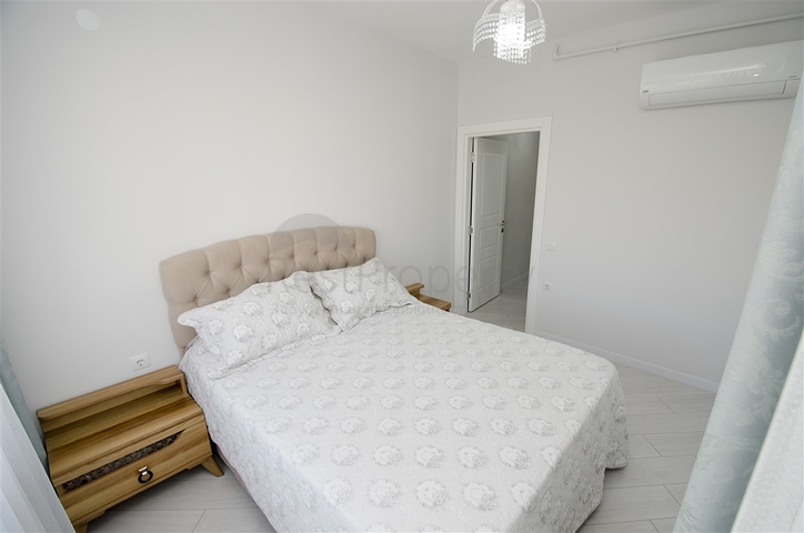 شقة 2 + 1 مع أثاث 5 دقائق سيرا على الأقدام إلى البحر في أنطاليا