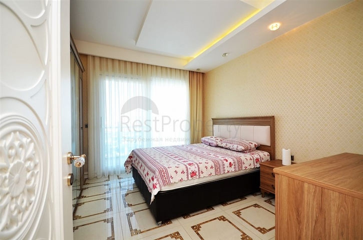 دوبلكس ساحرة - على البحر مبشرة - اثاث فاخر - 3غرف وصالة -مهموتلار / الانيا 