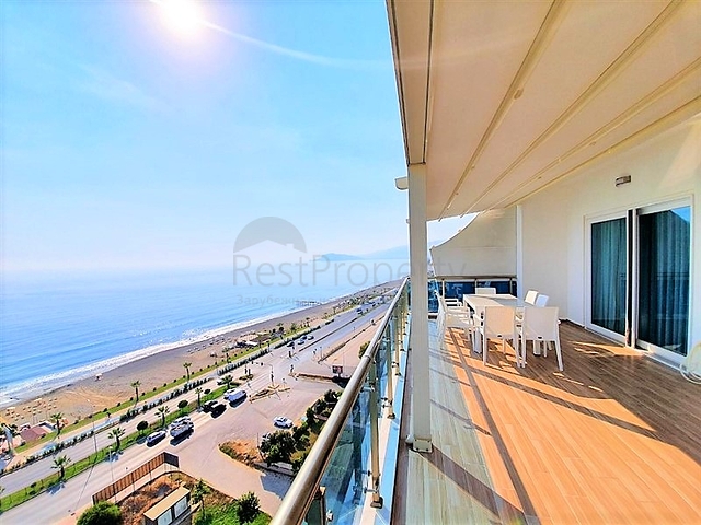 دوبلكس ساحرة - على البحر مبشرة - اثاث فاخر - 3غرف وصالة -مهموتلار / الانيا 