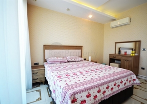 دوبلكس ساحرة - على البحر مبشرة - اثاث فاخر - 3غرف وصالة -مهموتلار / الانيا 