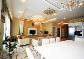 دوبلكس ساحرة - على البحر مبشرة - اثاث فاخر - 3غرف وصالة -مهموتلار / الانيا 