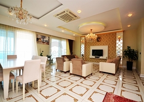 دوبلكس ساحرة - على البحر مبشرة - اثاث فاخر - 3غرف وصالة -مهموتلار / الانيا 