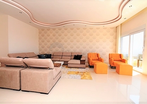 اطلالة بحر - بنتهاوس فاخرة - ضمن مجمع مميز بخدمات 5 نجوم -في مهموتلار / الانيا 