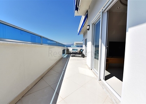 اطلالة بحر - بنتهاوس فاخرة - ضمن مجمع مميز بخدمات 5 نجوم -في مهموتلار / الانيا 