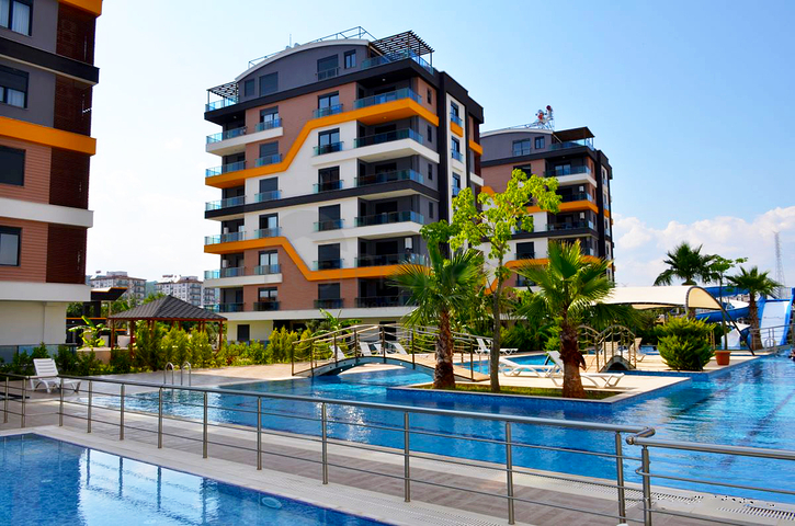 شقة 3 + 1 مع أثاث في كيبيز أنطاليا