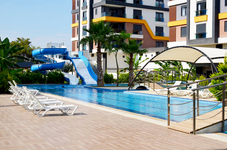 شقة 3 + 1 مع أثاث في كيبيز أنطاليا