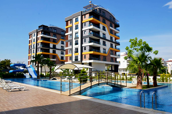 شقة 3 + 1 مع أثاث في كيبيز أنطاليا