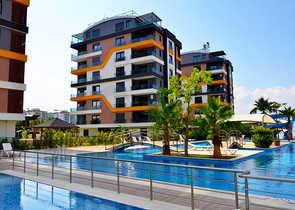 شقة 3 + 1 مع أثاث في كيبيز أنطاليا