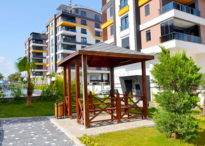 شقة 3 + 1 مع أثاث في كيبيز أنطاليا