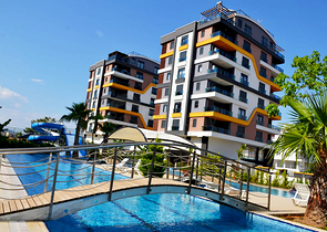 شقة 3 + 1 مع أثاث في كيبيز أنطاليا