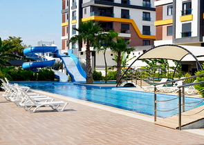 شقة 3 + 1 مع أثاث في كيبيز أنطاليا