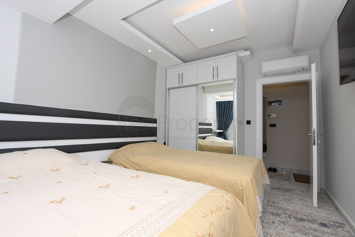 في مركز المدينة - شقة غرفتين وصالة مفروشة - الانيا 