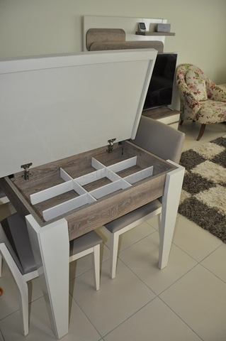 مجمع يضم كافة الخدمات -قريب من البحر - شقة مفروشة 1+1- في مهموتلار / الانيا 