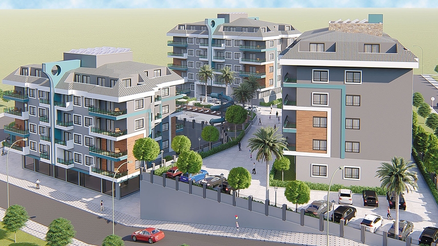 مجمع قيد الانشاء - دفعات بالاقساط - في منطقة اوبا المركزية / الانيا 