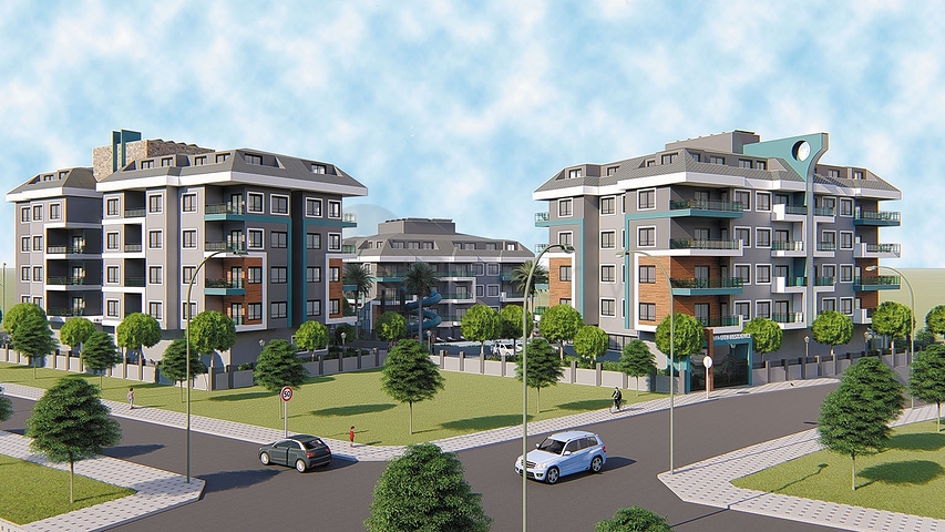 مجمع قيد الانشاء - دفعات بالاقساط - في منطقة اوبا المركزية / الانيا 