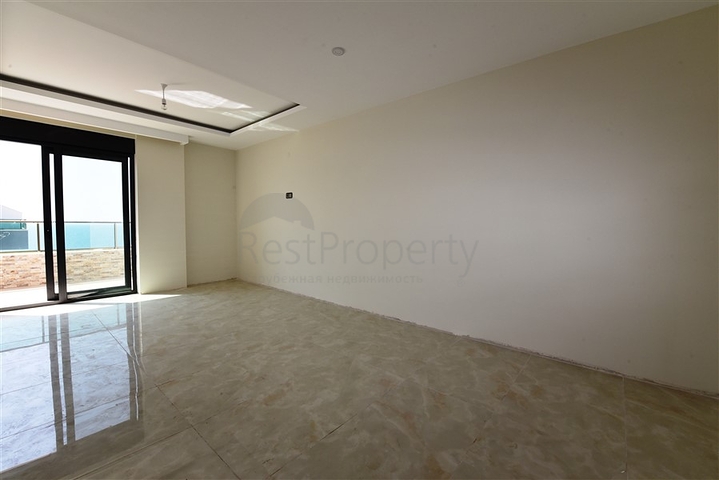 اطلالة بحر مباشرة - دوبلكس فاخرة 4 غرف وصالة - في مهموتلار / الانيا 