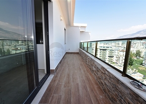 اطلالة بحر مباشرة - دوبلكس فاخرة 4 غرف وصالة - في مهموتلار / الانيا 