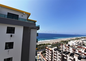 اطلالة بحر مباشرة - دوبلكس فاخرة 4 غرف وصالة - في مهموتلار / الانيا 