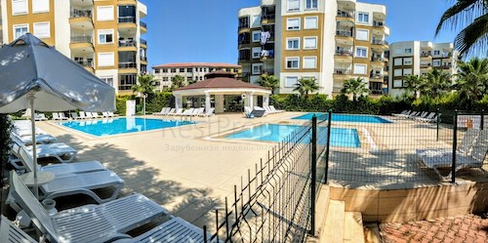 شقة 1 + 1 مع أثاث 5 دقائق من البحر في أنطاليا