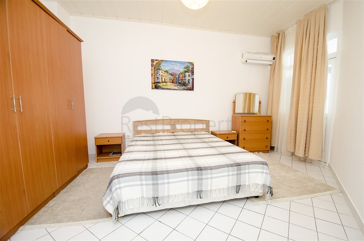 شقة 1 + 1 مع أثاث 5 دقائق من البحر في أنطاليا